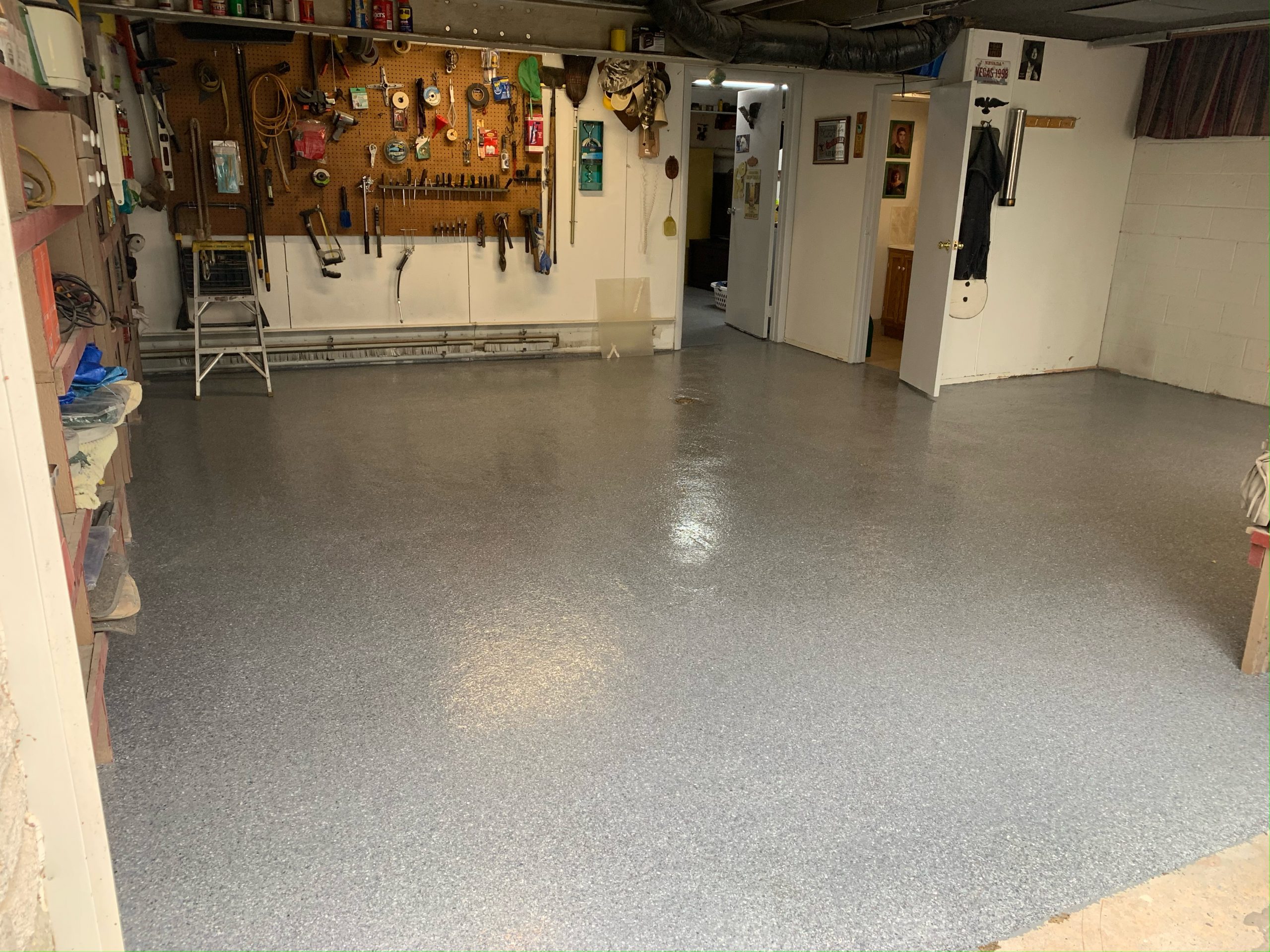 Finshed epoxy floor